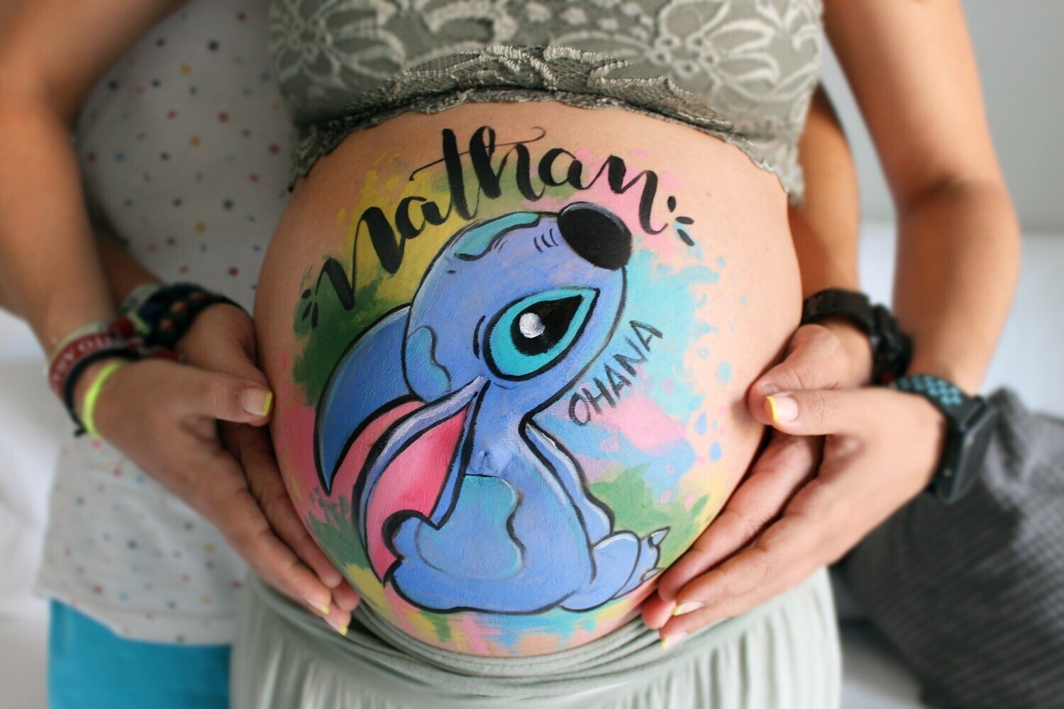 belly painting